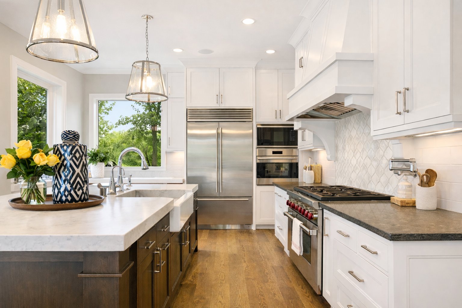 Clean Edmonton kitchen